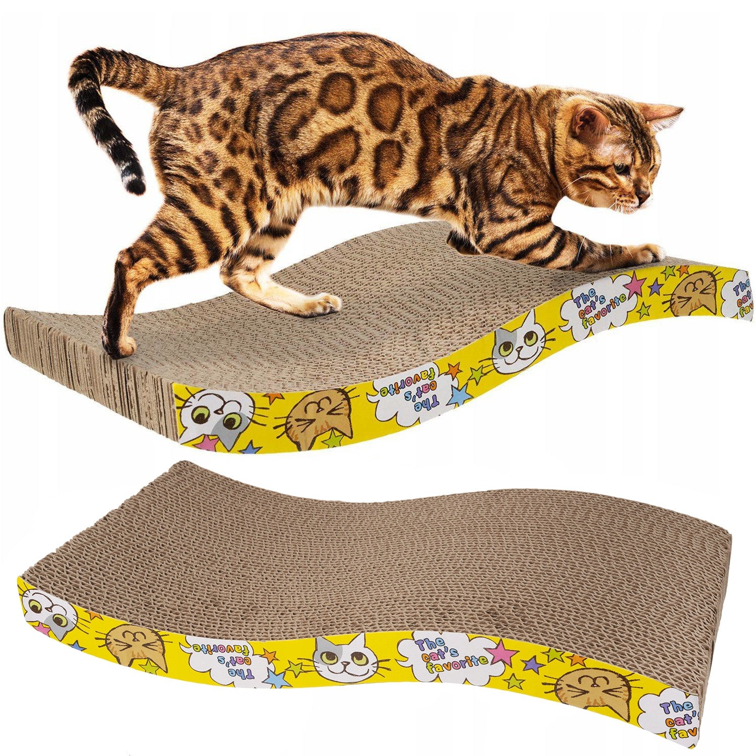 Kratzbaum für Katzen - horizontal