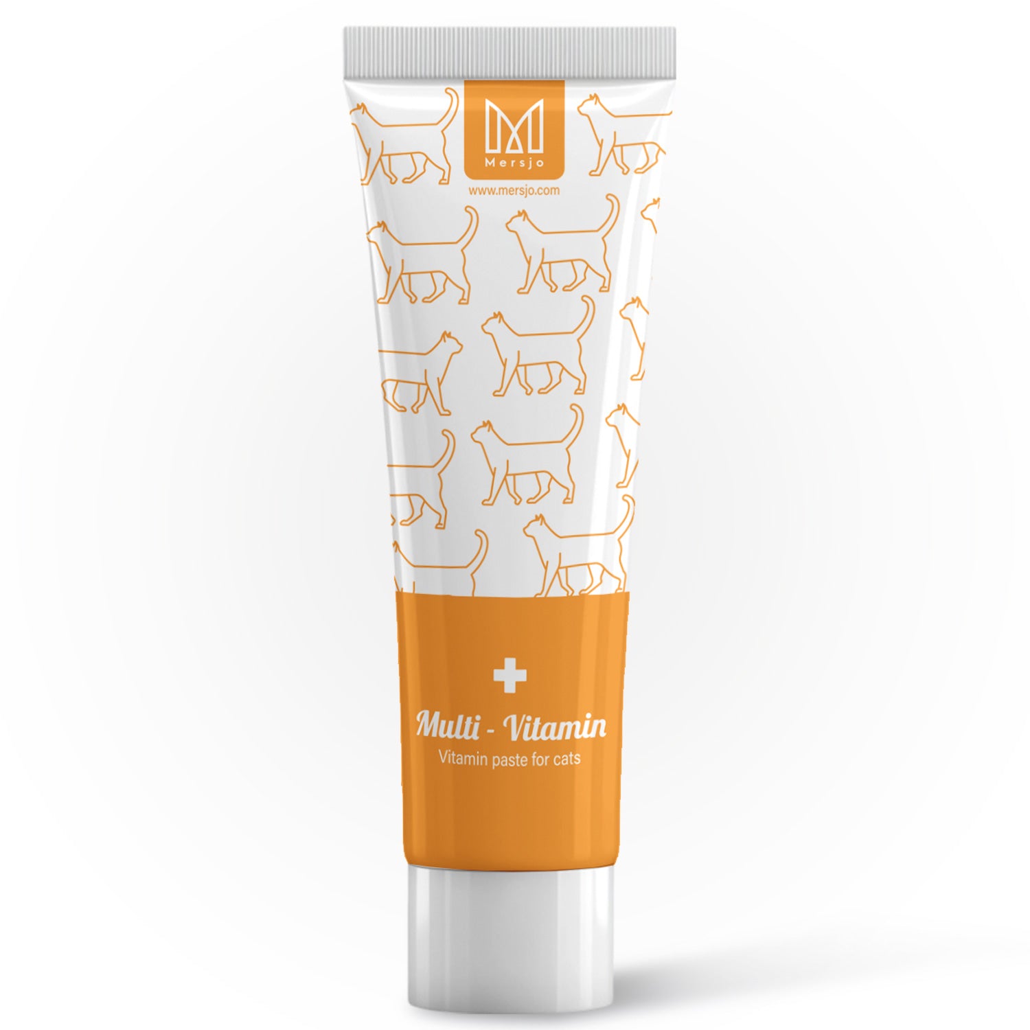 Cat Anti-Hairball paste with multivitamin, dietary supplement Mersjo Multi-Vitamin 100g