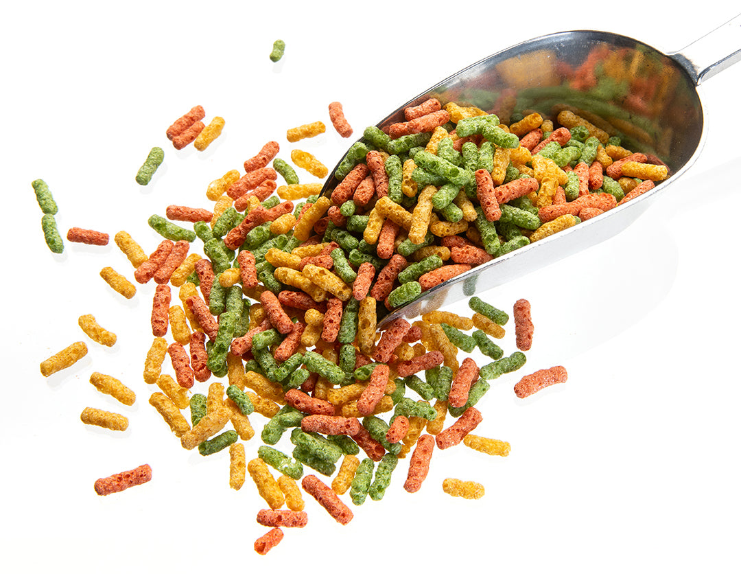 Futter für Teichfische Koi-Karpfen Mersjo Pond Sticks MIX 1,3kg 9l