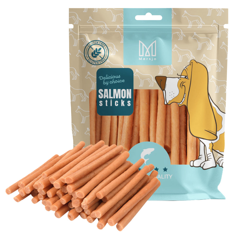 Pamlsek pro psa - Kabanosy z lososa Mersjo 500g