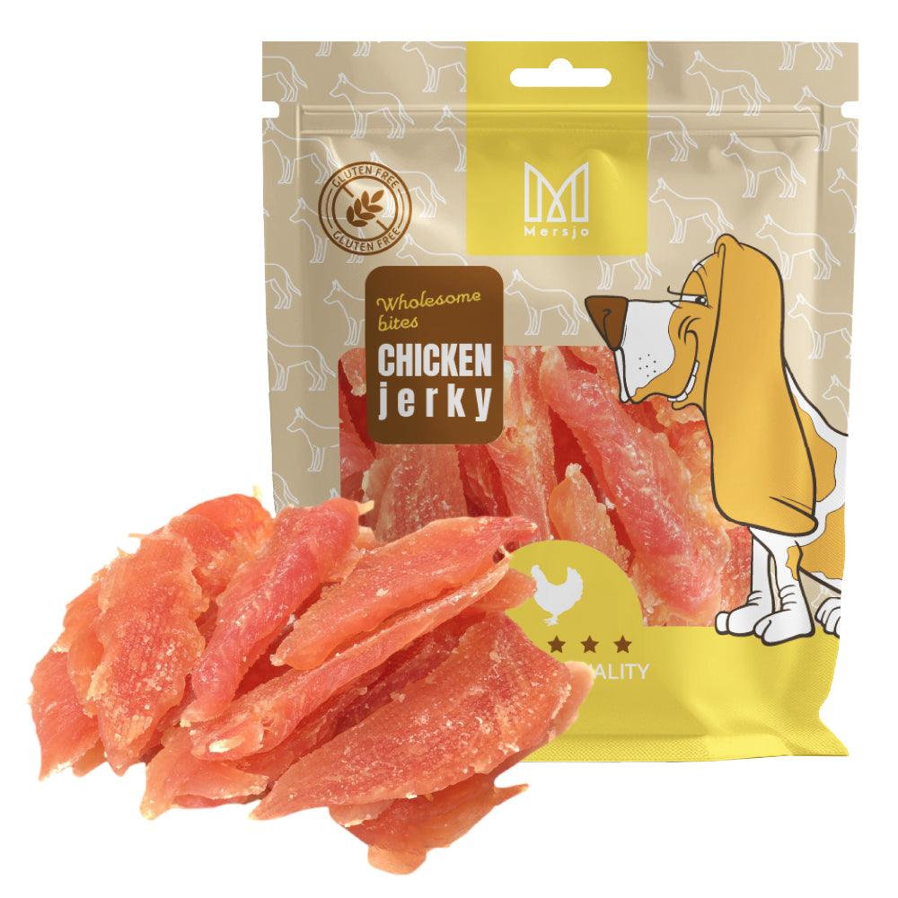 Pamlsek pro psa - Měkká kuřecí prsa Mersjo 500g