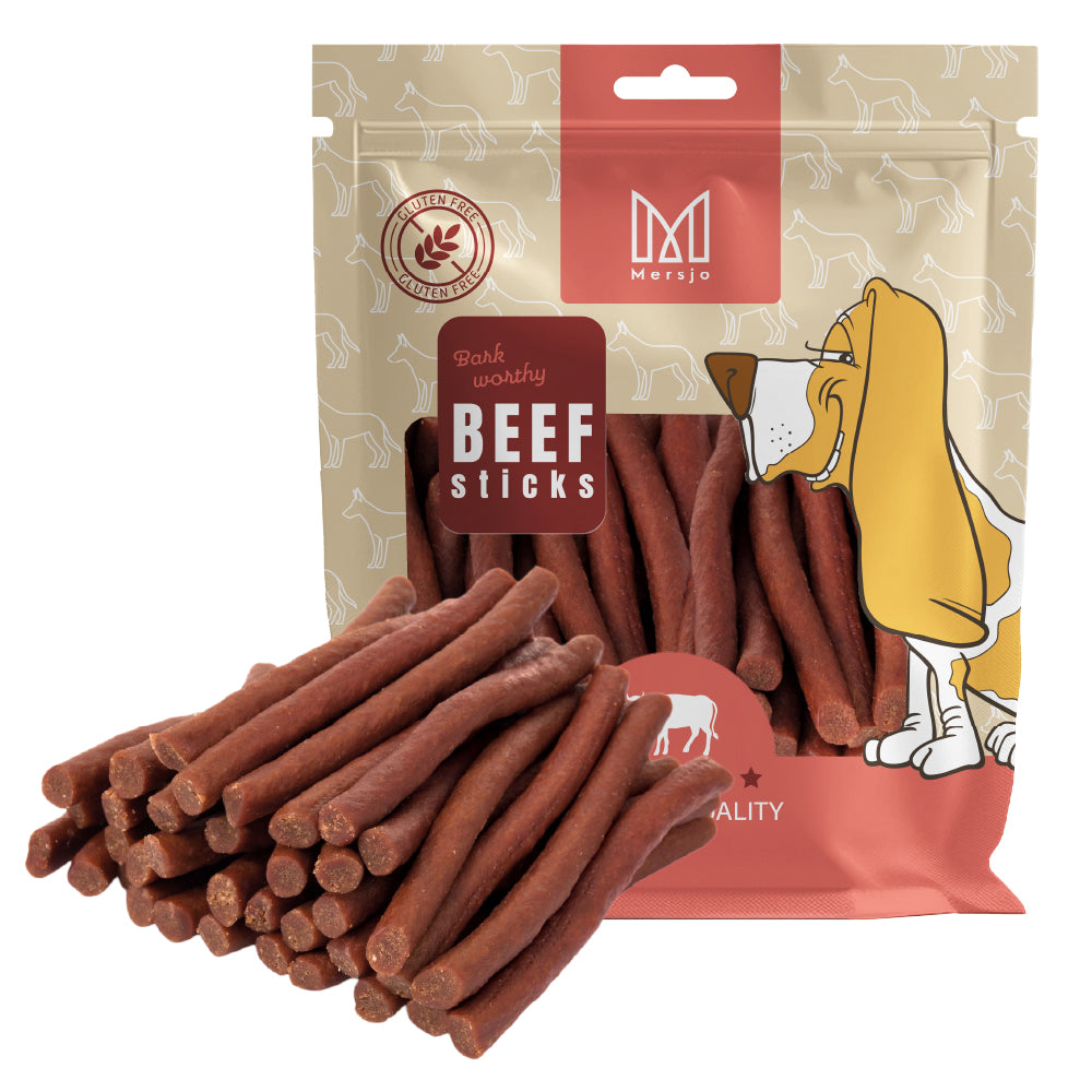Pamlsek pro psa - Hovězí kabanosy Mersjo 500g