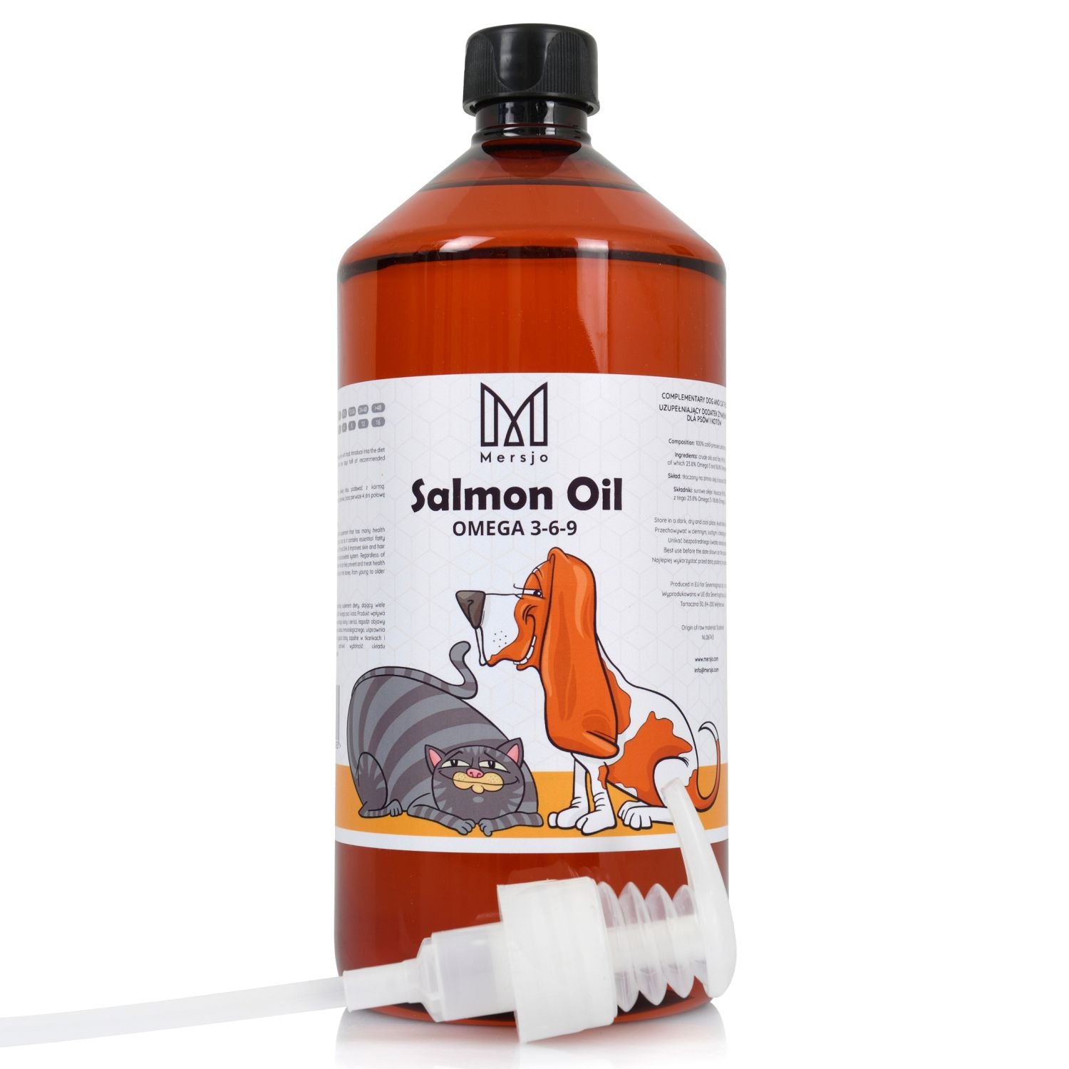 Lachsöl für Hunde und Katzen MERSJO 1000ml
