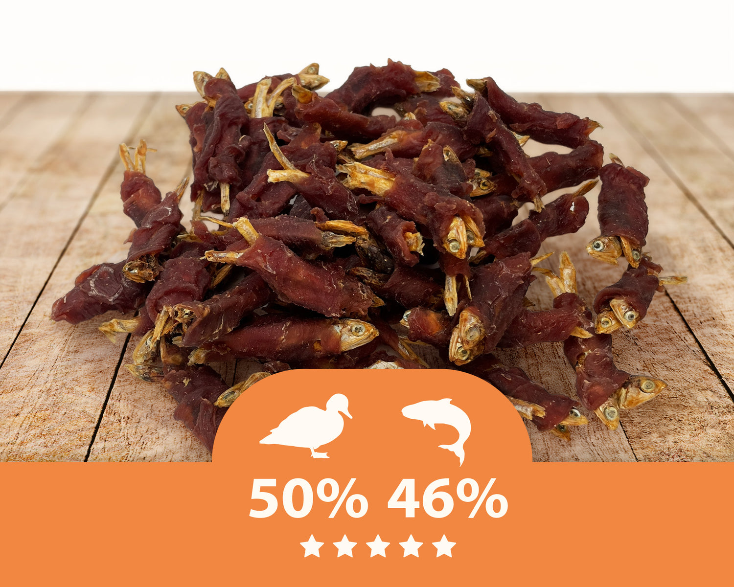 Hundesnack Geschmacksduo - Ente mit Fisch Mersjo 300g