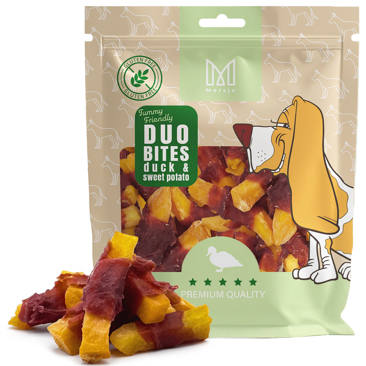 Pamlsek pro psy Duo chutí - kachna s batáty 200g