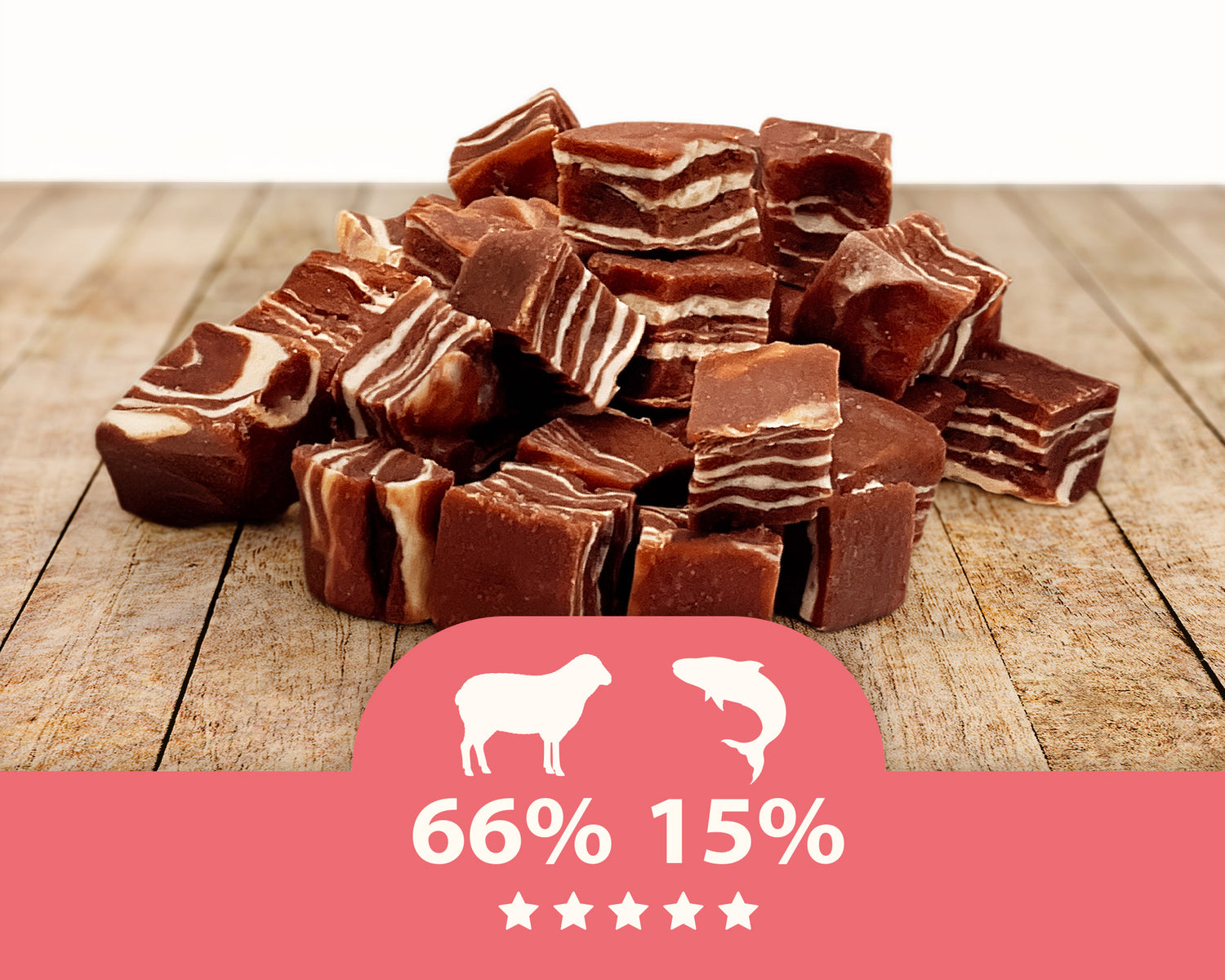 Hundesnack Geschmacksduo - Lamm mit Dorsch Mersjo 300g