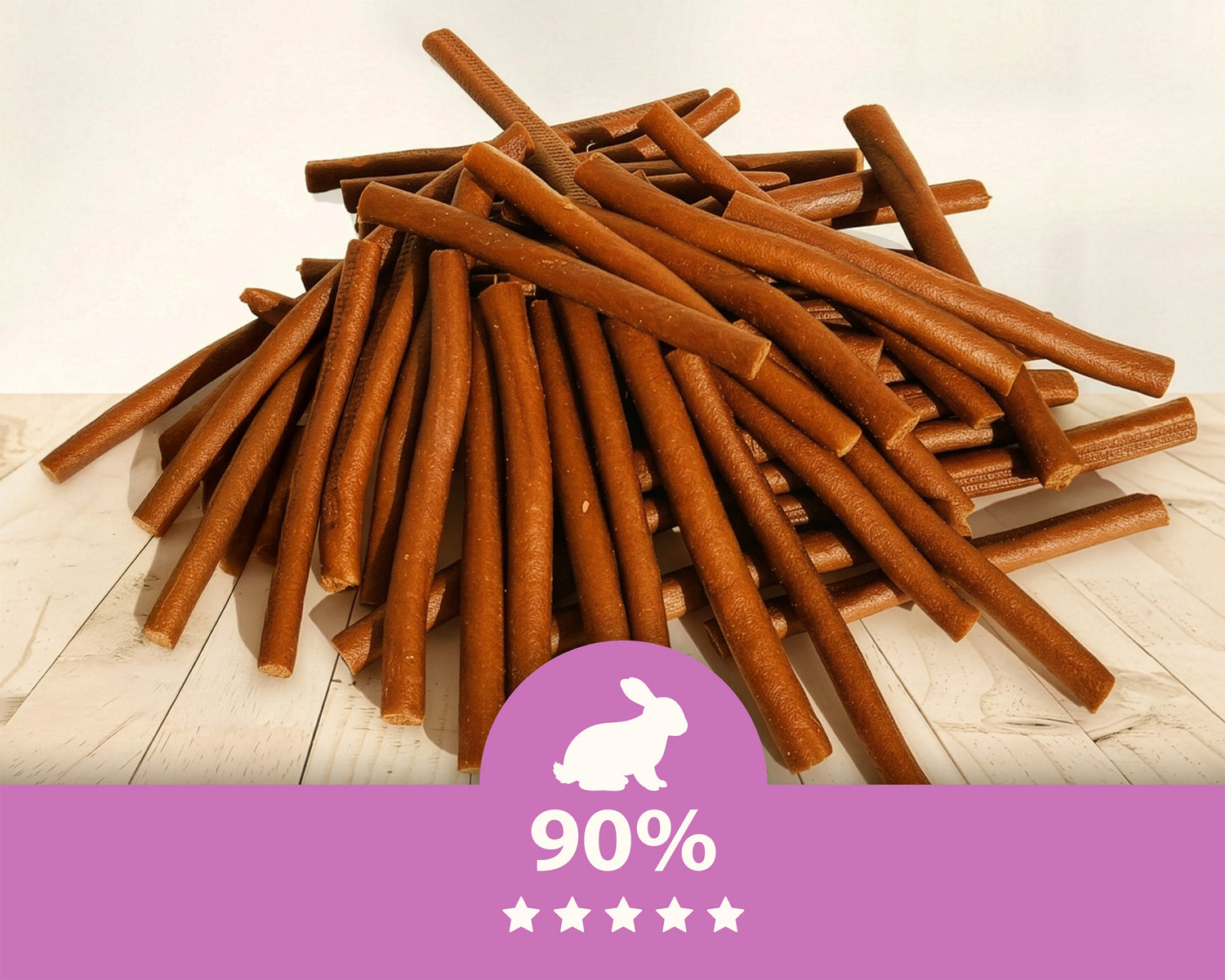 Pamlsek pro psy - Králičí kabanosy Mersjo 500g