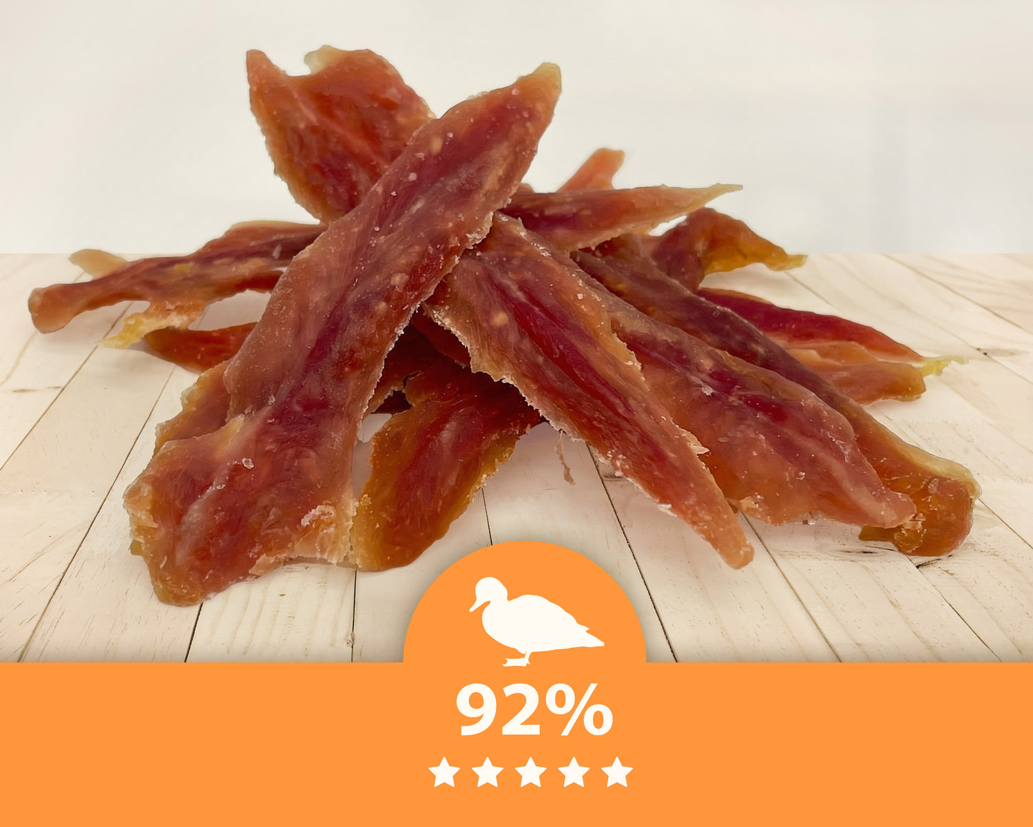 Pamlsek pro psa - Sušená kachní prsa Mersjo 500g