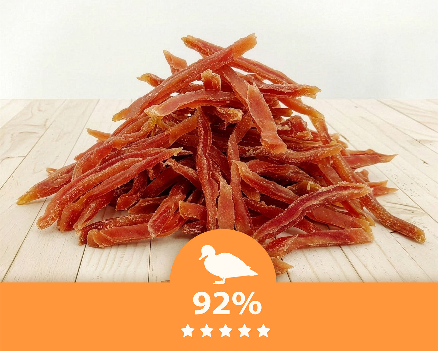 Pamlsek pro psa - Měkké kachní proužky Mersjo 500g