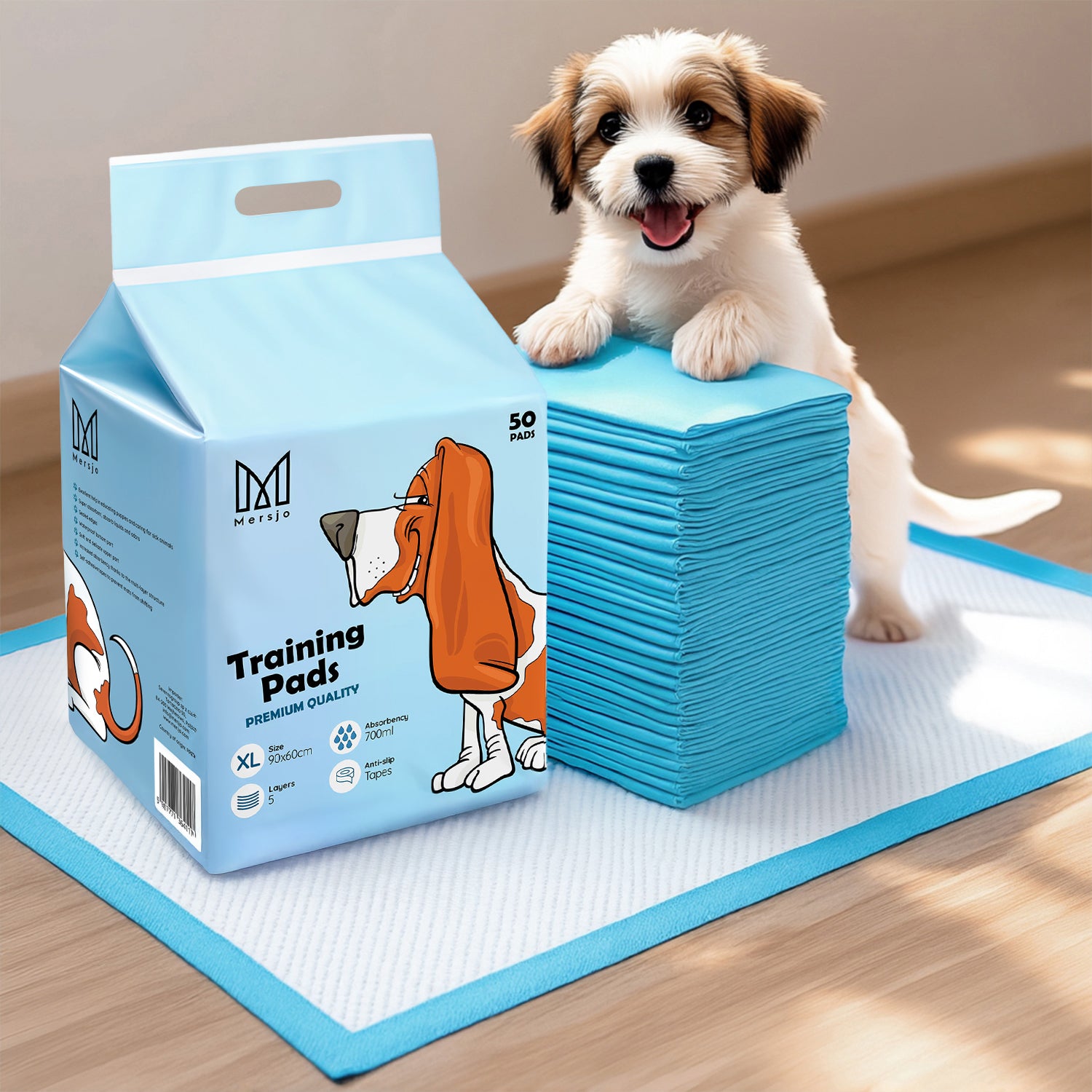 Absorbent Hygiene Pads for Pets XL 90x60 (100 pcs).