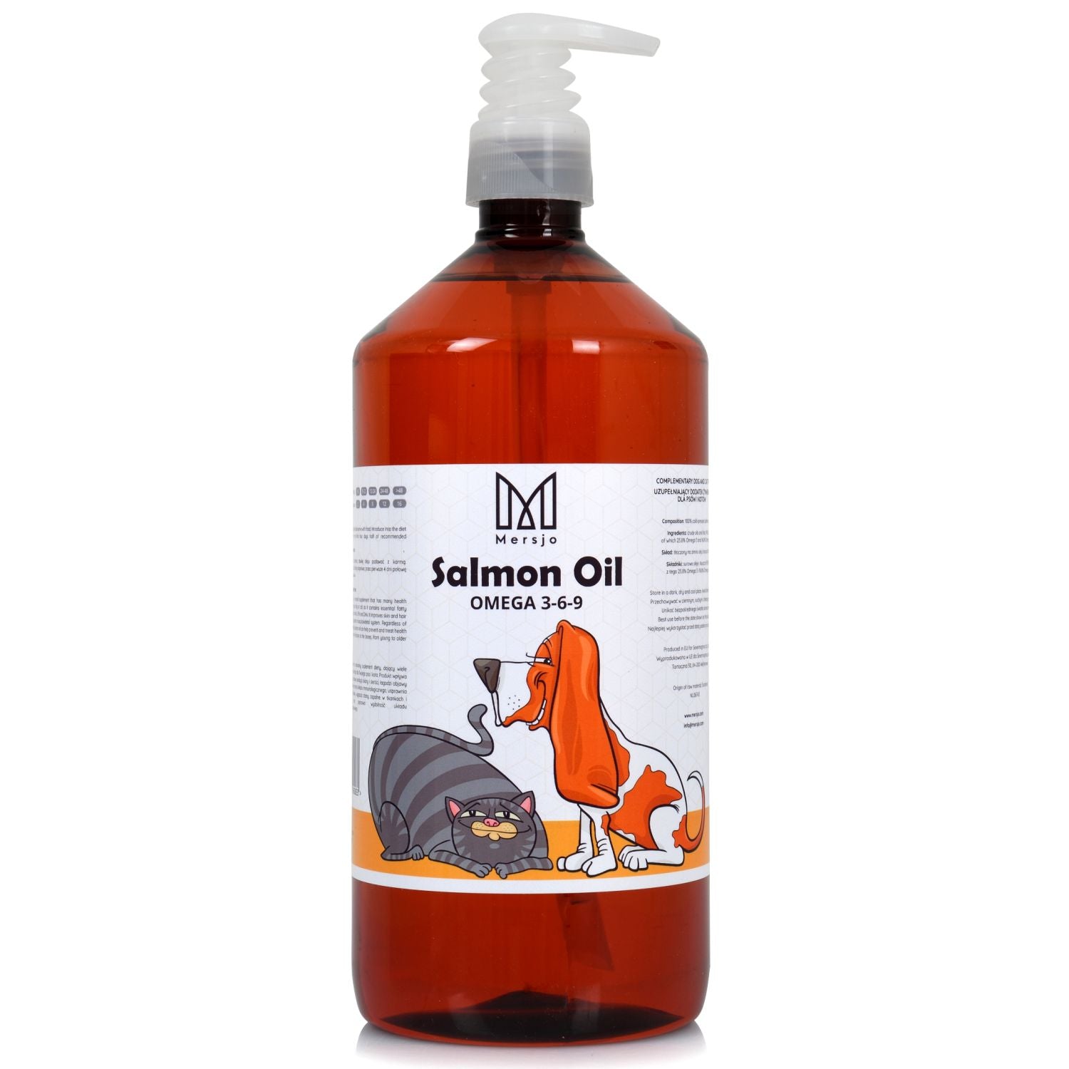 Lachsöl für Hunde und Katzen MERSJO 1000ml