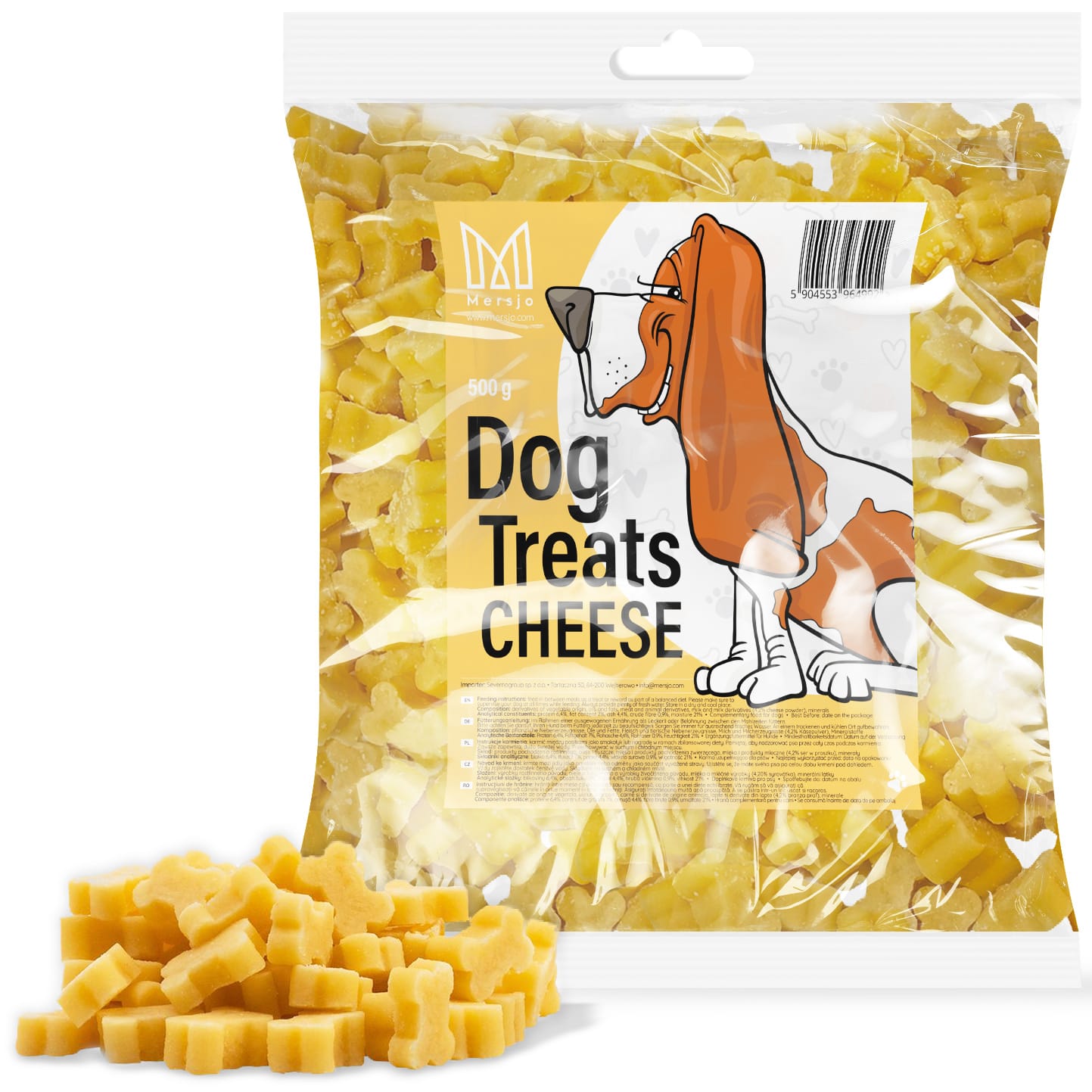 Hundesnack - Trainingsleckerlis Mersjo Käse 500g