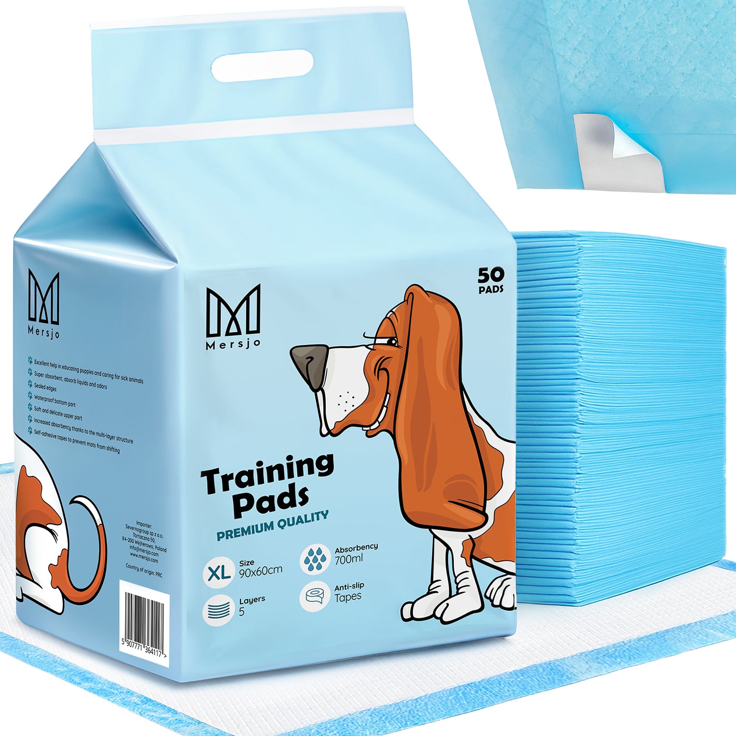 Hygienické podložky pro zvířata XL 90x60 (50 ks)