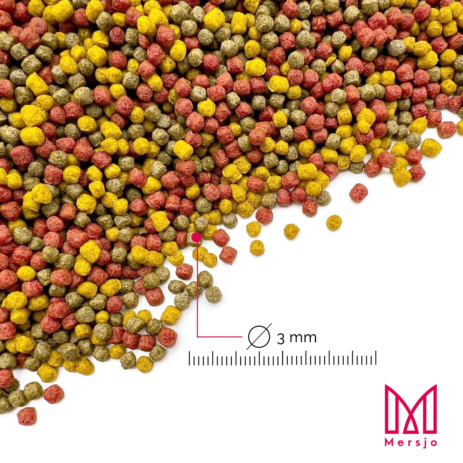Futter für Teichfische Koi-Karpfen Mersjo Pond Pellet MIX 5kg 3mm